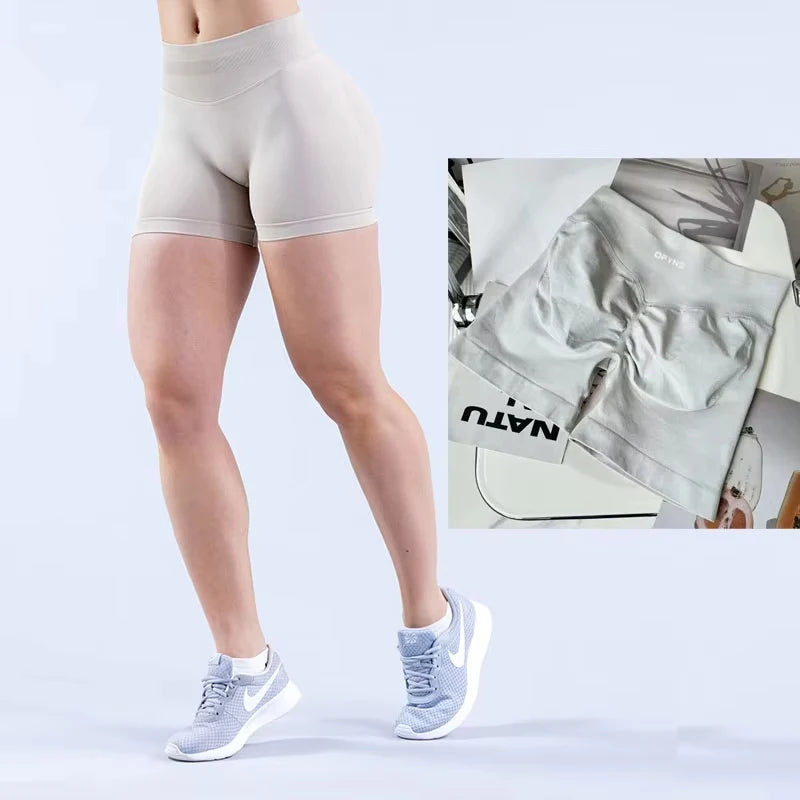 Shorts Gym Shorts Women's Fitness Sports Shorts with Yoga Shorts Tight Fitting and Seamless Hip Lifting Leggings for Exercise