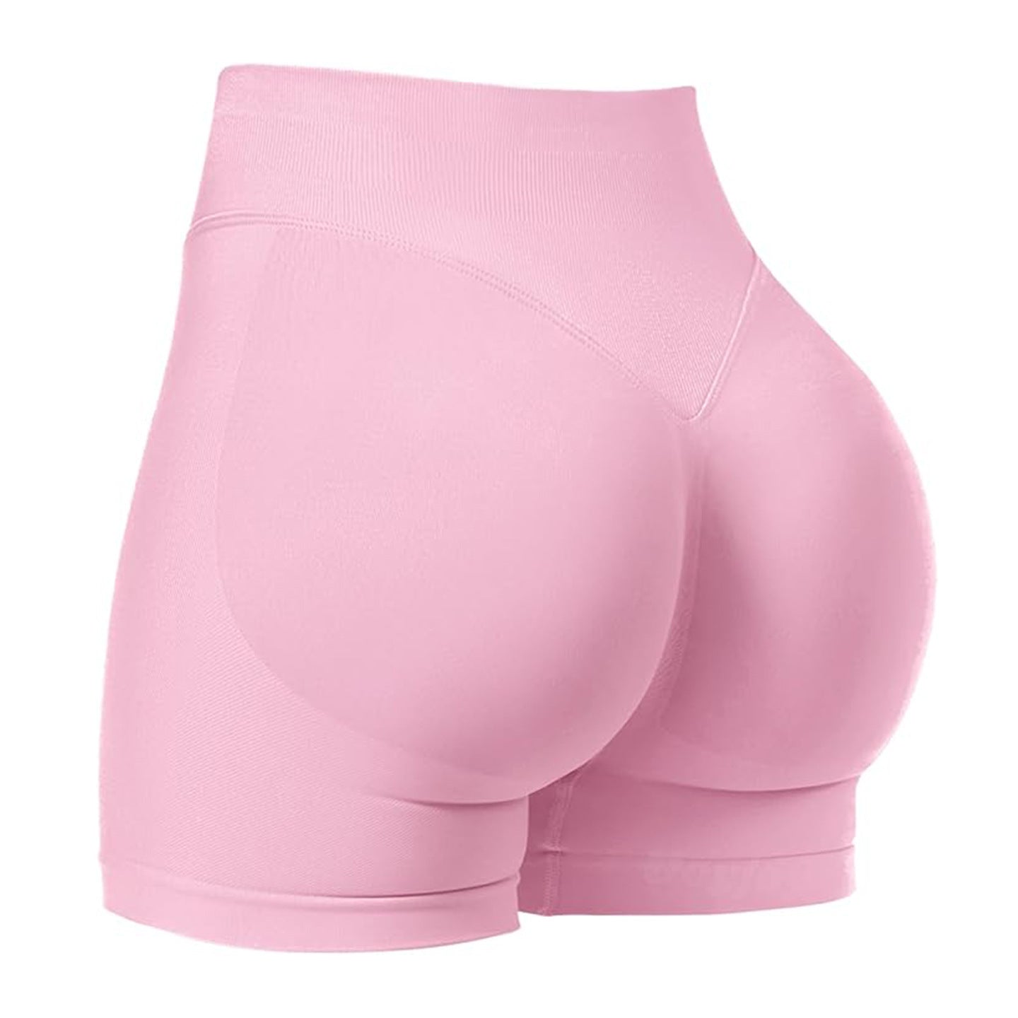 Peach Hip Exercise Shorts Fitness Shorts Women's Fashion Yoga Shorts Hip-Lifting High Waist Belly Contracting High Elastic Tights