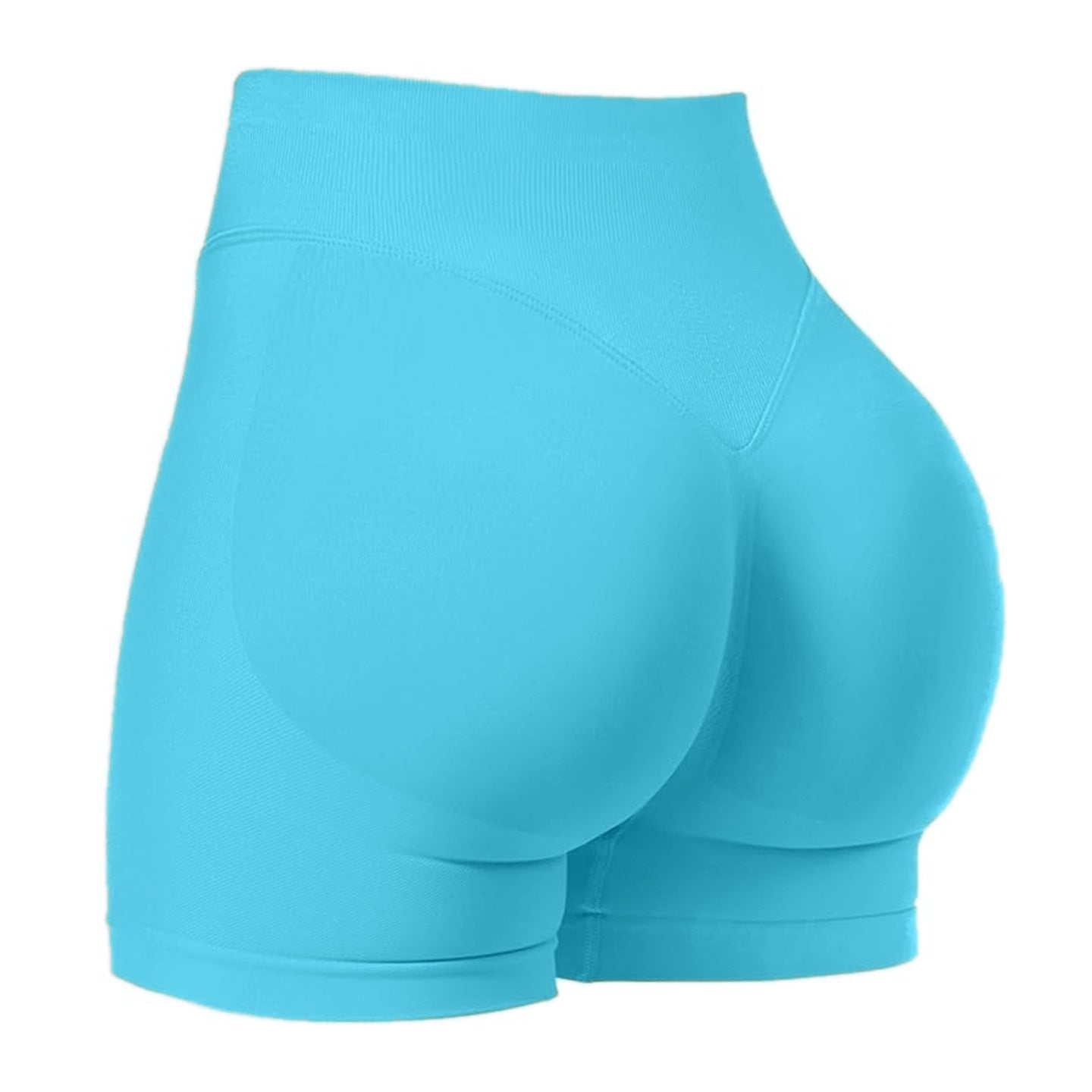 Peach Hip Exercise Shorts Fitness Shorts Women's Fashion Yoga Shorts Hip-Lifting High Waist Belly Contracting High Elastic Tights