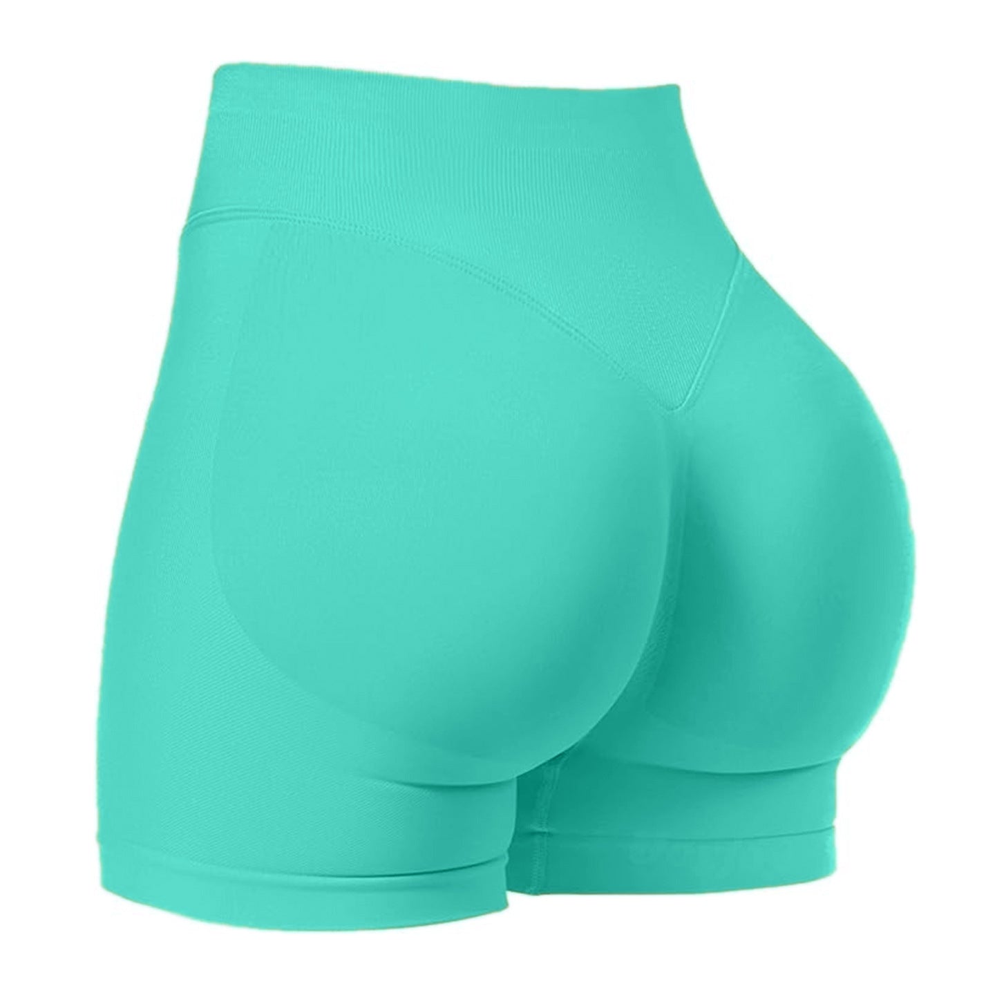 Peach Hip Exercise Shorts Fitness Shorts Women's Fashion Yoga Shorts Hip-Lifting High Waist Belly Contracting High Elastic Tights