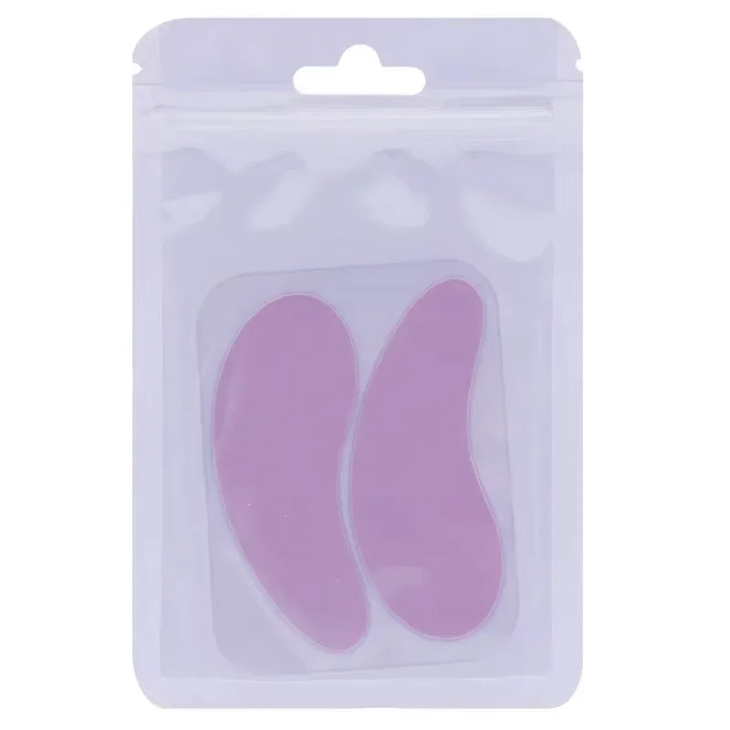 New Reusable 1Pair Eye Pads Silicone Stripe Lash Lift Eyelash Extension Hydrogel Patches Under Eye Gel Patch Makeup Tools