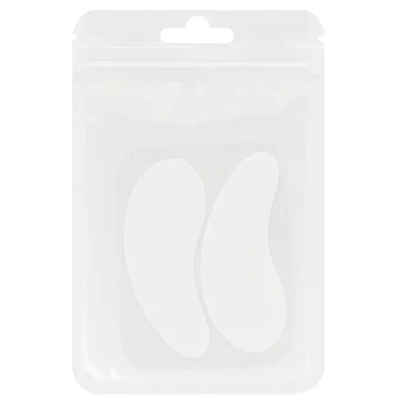 New Reusable 1Pair Eye Pads Silicone Stripe Lash Lift Eyelash Extension Hydrogel Patches Under Eye Gel Patch Makeup Tools