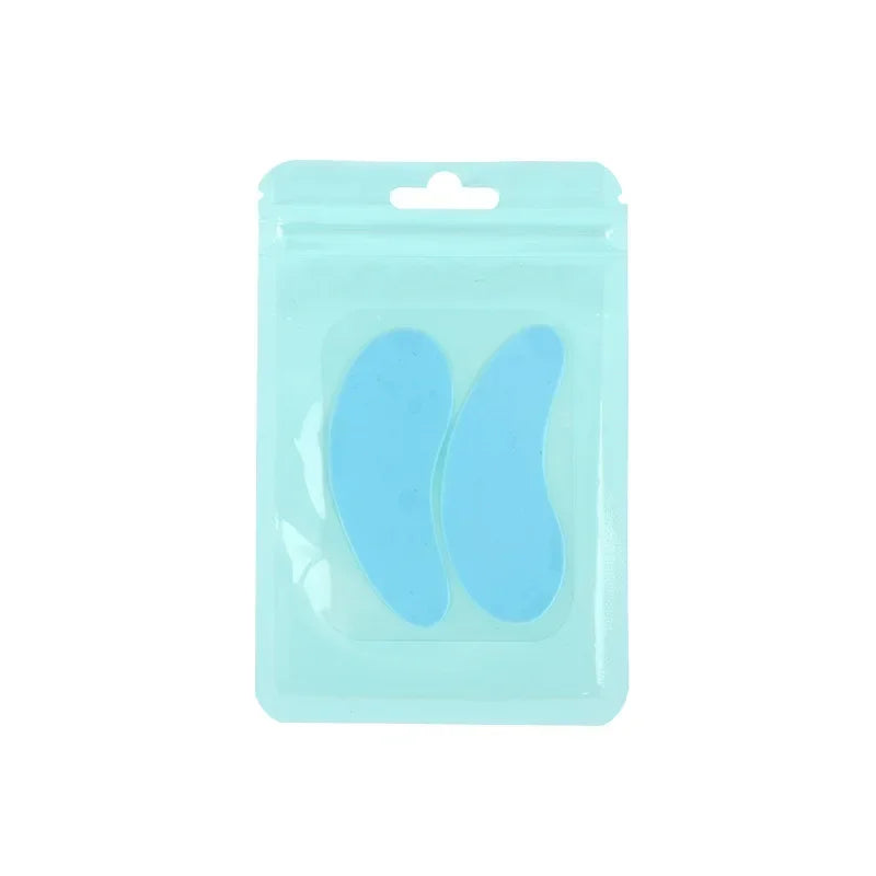 New Reusable 1Pair Eye Pads Silicone Stripe Lash Lift Eyelash Extension Hydrogel Patches Under Eye Gel Patch Makeup Tools