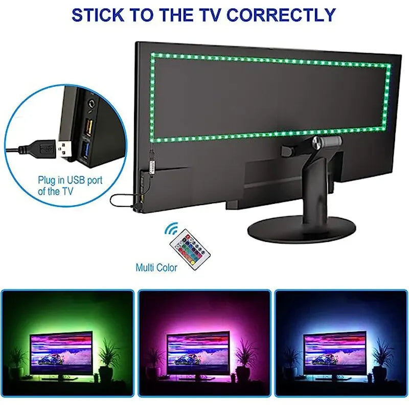 Led USB Strip Light 5M Color Changing RGB LED home decor!