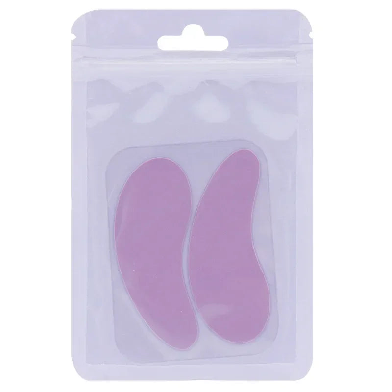 New Reusable 1Pair Eye Pads Silicone Stripe Lash Lift Eyelash Extension Hydrogel Patches Under Eye Gel Patch Makeup Tools