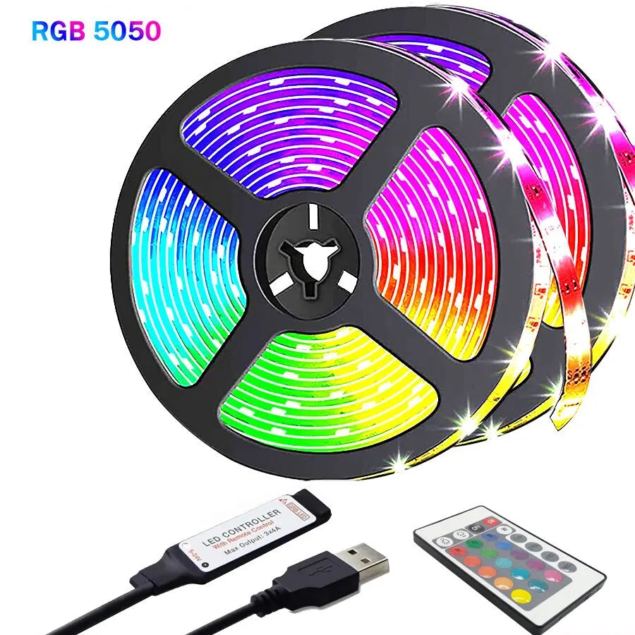 Led USB Strip Light 5M Color Changing RGB LED home decor!